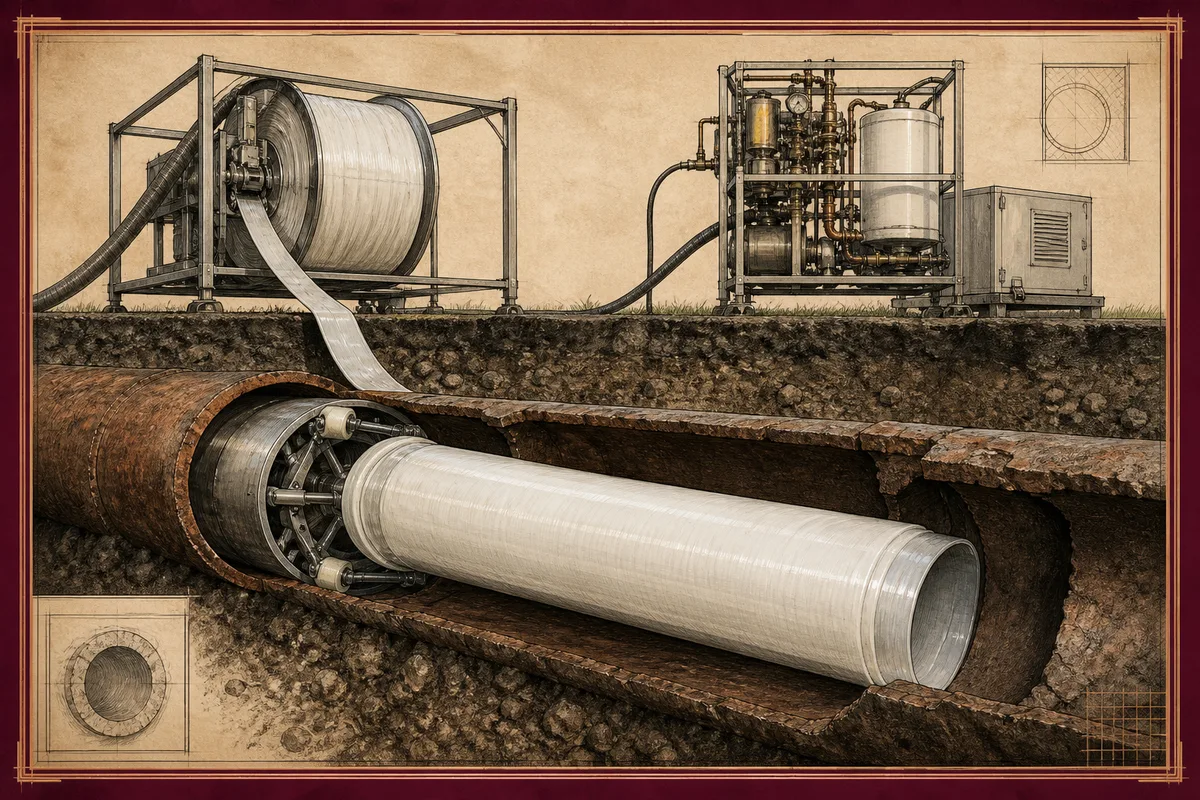 Trenchless Pipe Lining (CIPP) planning reference for an Amherst buried pipe